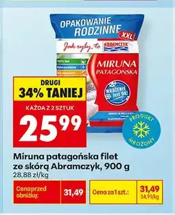 Biedronka Miruna patagońska filet ze skórą Abramczyk oferta