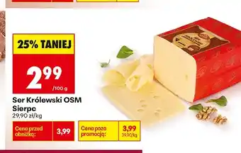 Biedronka Ser Królewski OSM Sierpc oferta