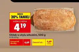 Biedronka Chleb w stylu włoskim oferta