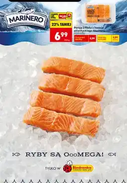 Biedronka Porcje z fileta z łososia atlantyckiego Marinero oferta
