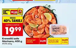 Biedronka Krewetki całe gotowane Marinero oferta