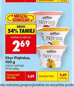Biedronka Skyr Piątnica z truskawkami oferta