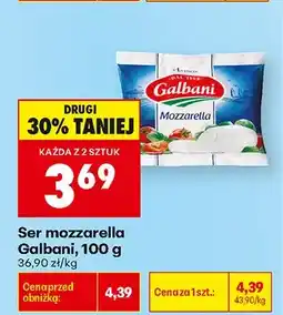 Biedronka Ser mozzarella Galbani oferta