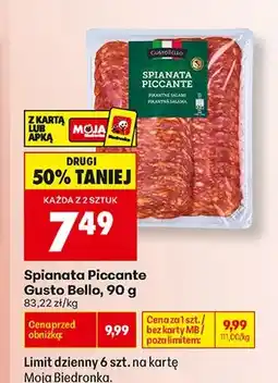 Biedronka Spianata Piccante Gusto Bello oferta