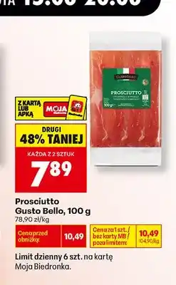 Biedronka Prosciutto Gusto Bello oferta