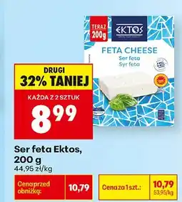 Biedronka Ser feta Ektos oferta