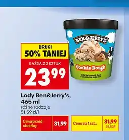 Biedronka Lody Ben & Jerry's Cookie Dough oferta