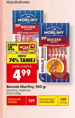Biedronka Boczek parzony Morliny oferta