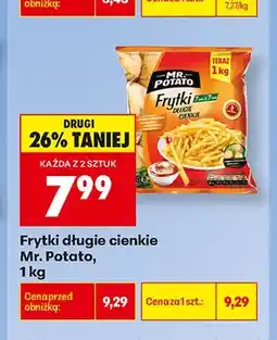 Biedronka Frytki długie cienkie Mr. Potato oferta