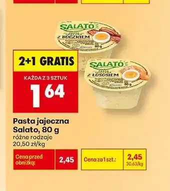 Biedronka Pasta jajeczna z boczkiem Salato oferta