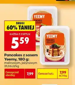 Biedronka Pancakes z sosem malinowym Yeemy oferta