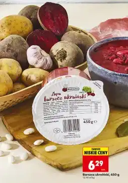 Biedronka Zupa barszcz ukraiński Biedronka oferta