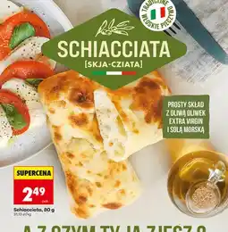 Biedronka Pieczywo Schiacciata oferta