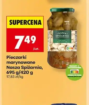 Biedronka Pieczarki marynowane Nasza Spiżarnia oferta