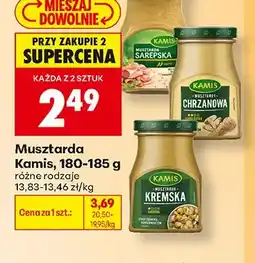 Biedronka Musztarda Chrzanowa Kamis oferta