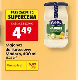 Biedronka Majonez delikatesowy Madero oferta