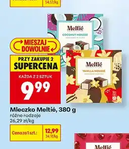 Biedronka Mleczko Meltié Coconut Mousse oferta