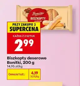 Biedronka Biszkopty deserowe Bonitki oferta