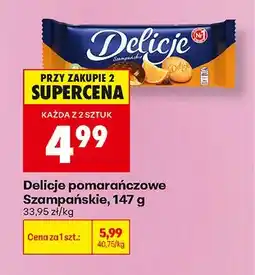 Biedronka Delicje pomarańczowe Szampańskie oferta