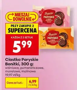 Biedronka Ciastka Paryskie wiśniowe Bonitki oferta