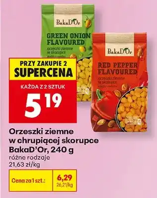 Biedronka Orzeszki ziemne w chrupiącej skorupce BakaD'Or oferta
