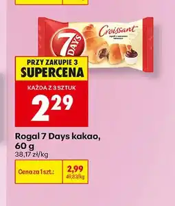 Biedronka Rogal 7 Days kakao oferta