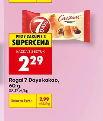 Biedronka Rogal 7 Days kakao oferta