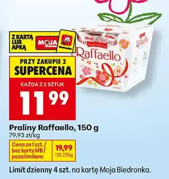 Biedronka Praliny Raffaello oferta