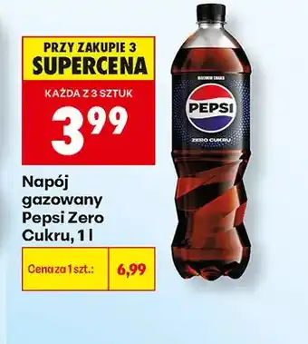 Biedronka Napój gazowany Pepsi Zero Cukru oferta