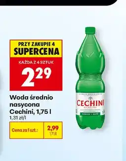 Biedronka Woda średnio nasycona Cechini oferta
