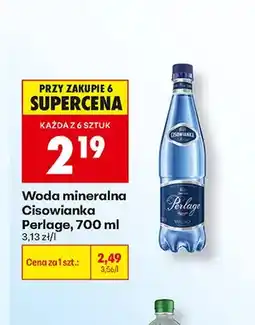 Biedronka Woda mineralna Cisowianka Perlage oferta