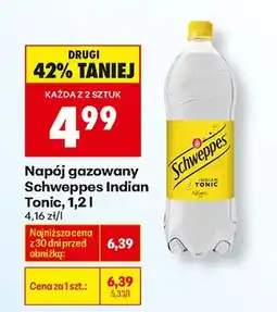 Biedronka Napój gazowany Schweppes Indian Tonic oferta