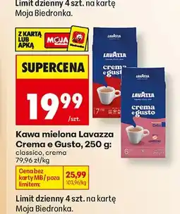 Biedronka Kawa mielona Lavazza Crema e Gusto Classico oferta