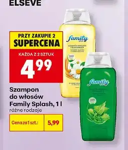 Biedronka Szampon do włosów Family Splash z rumiankiem oferta