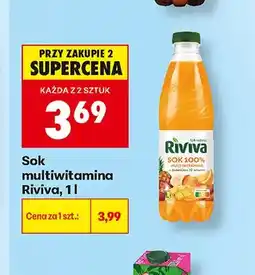 Biedronka Sok multiwitamina Riviva oferta