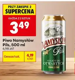Biedronka Piwo Namysłów Pils oferta