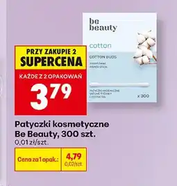 Biedronka Patyczki kosmetyczne Be Beauty Cotton oferta