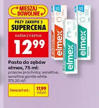 Biedronka Pasta do zębów Elmex Przeciw Próchnicy oferta