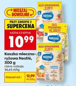 Biedronka Kaszka mleczno-ryżowa Nestlé Morela oferta