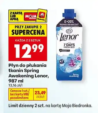 Biedronka Płyn do płukania tkanin Spring Awakening Lenor oferta