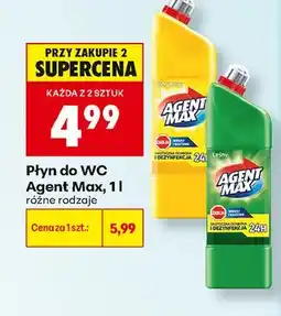 Biedronka Płyn do WC Agent Max Cytrynowy oferta
