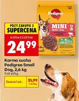Biedronka Karma sucha Pedigree Small Dog oferta