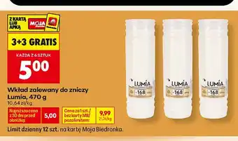 Biedronka Wkład zalewany do zniczy Lumia oferta