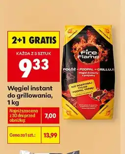 Biedronka Węgiel instant do grillowania Fire Flame oferta