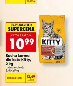 Biedronka Sucha karma dla kota Kitty oferta