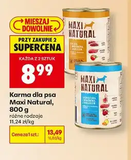 Biedronka Karma dla psa Maxi Natural oferta