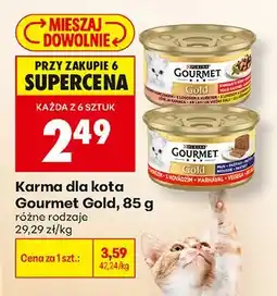 Biedronka Karma dla kota Gourmet Gold oferta