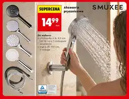 Biedronka Słuchawka prysznicowa Smukee śr. 8,9 cm oferta