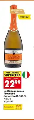 Biedronka Wino musujące La Gioiosa Asolo Prosecco Superiore D.O.C.G oferta