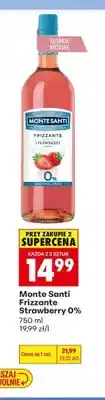 Biedronka Wino bezalkoholowe Monte Santi Frizzante Strawberry 0% oferta